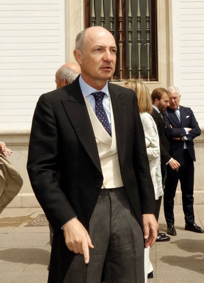 La familia de Carla Benjumea y Antonio Domecq en su boda