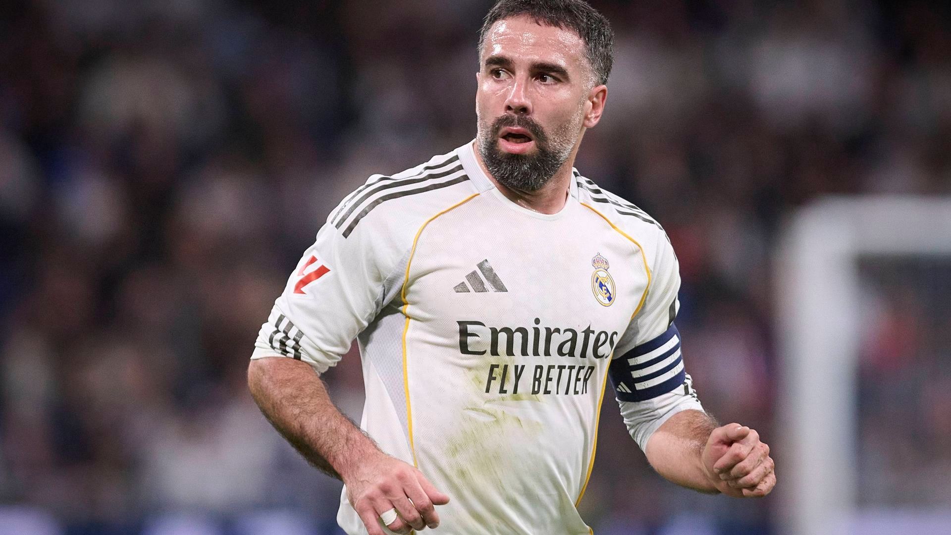 Luismi Cañizares, el desconocido suegro de Dani Carvajal (en la imagen, durante la presente temporada con el Real Madrid), lo es también de Joselu Mato