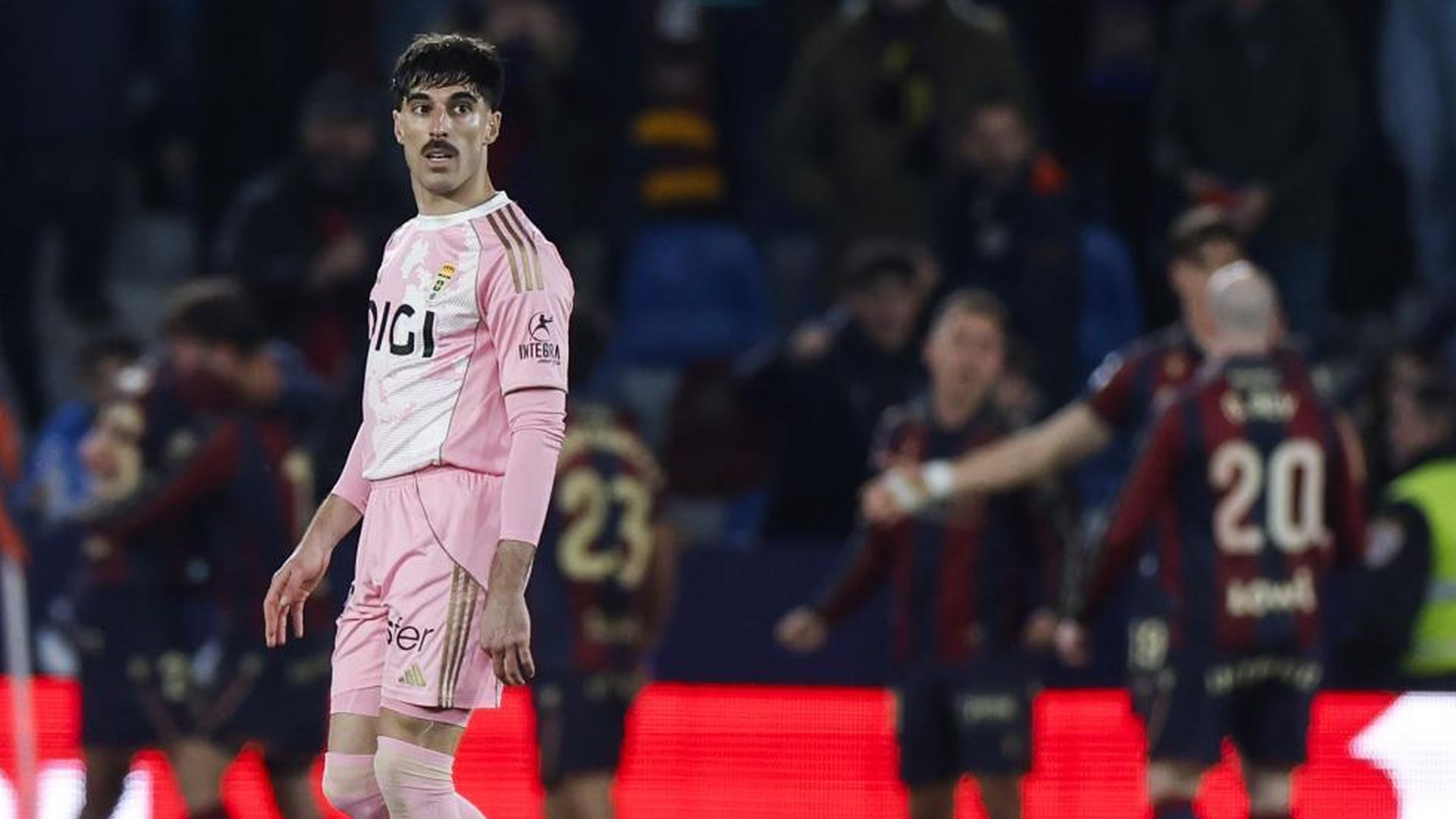 Nacho Vidal, en un partido del Oviedo