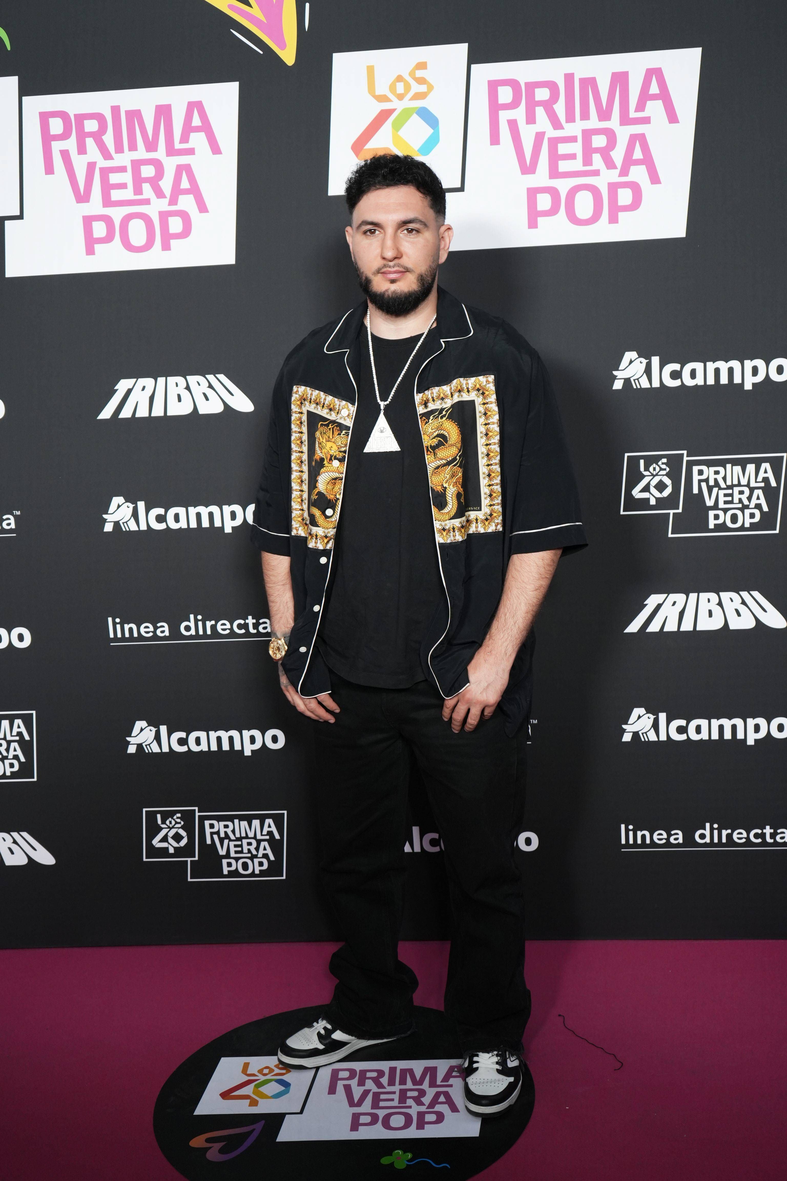 Omar Montes, en la alfombra roja de LOS40 Primavera Pop 2026