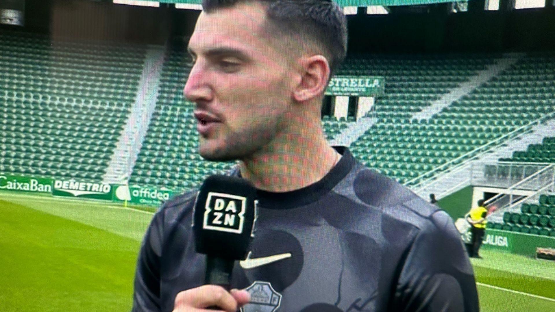 Rafa Mir en la previa Rafa Mir en la previa