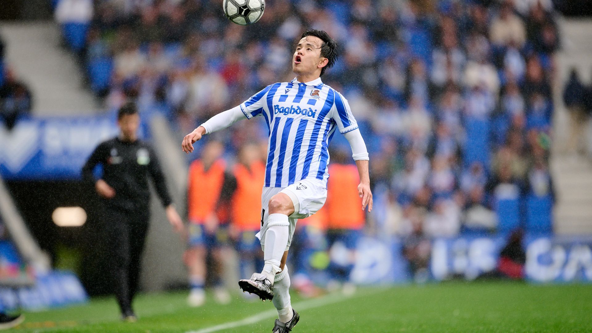 Take Kubo, en el Real Sociedad-Alavés