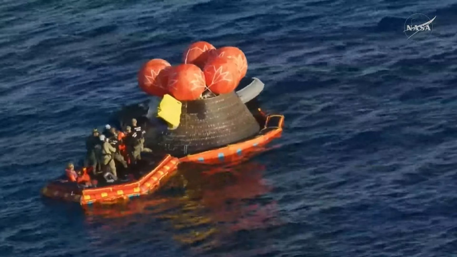 "Un amerizaje perfecto en el punto exacto para Integrity".