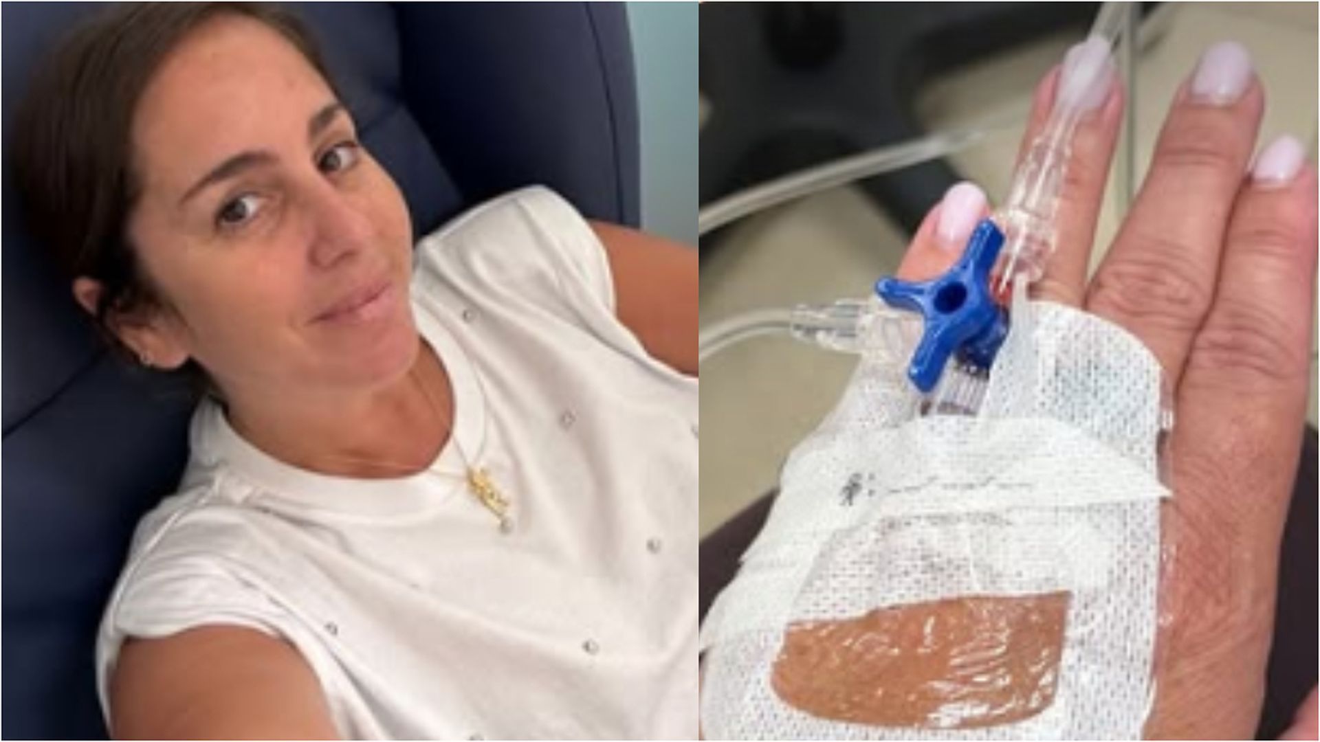 Anabel Pantoja, en el hospital Anabel Pantoja, en el hospital