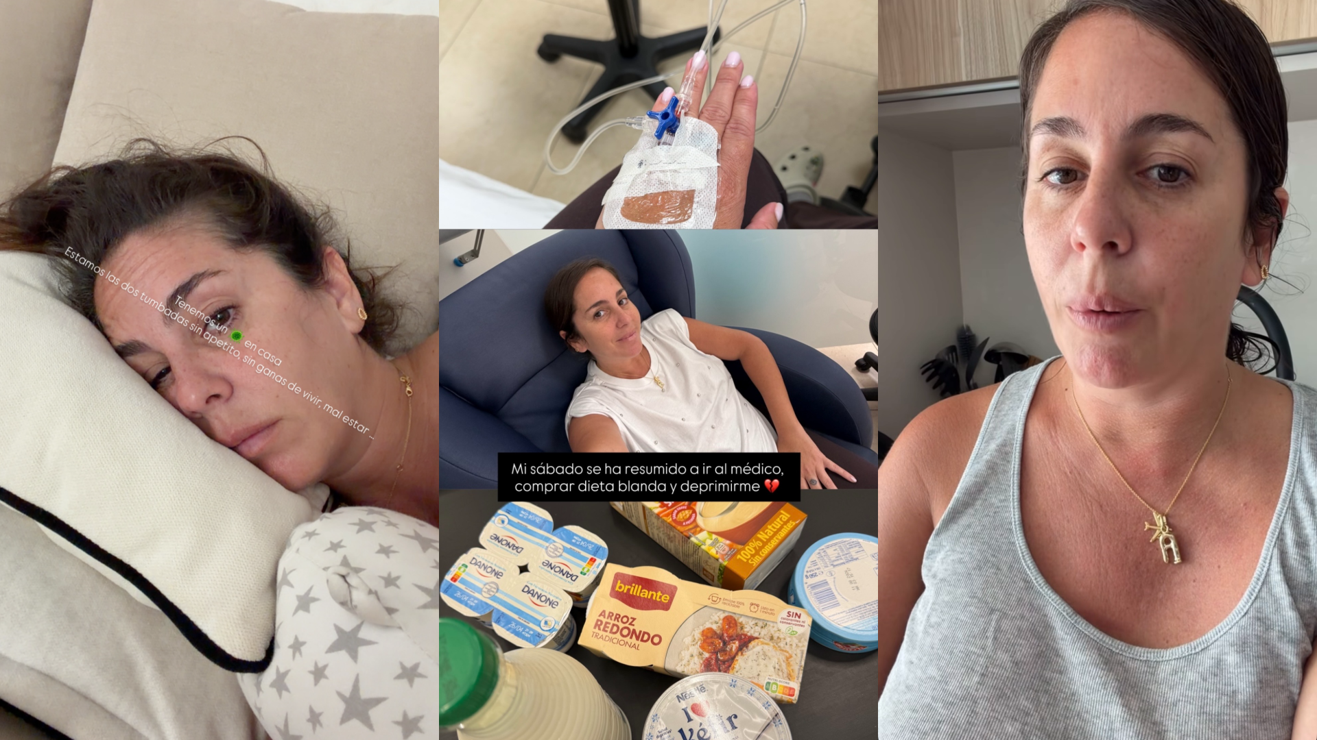 Anabel Pantoja, sin fuerzas, acude al hospital