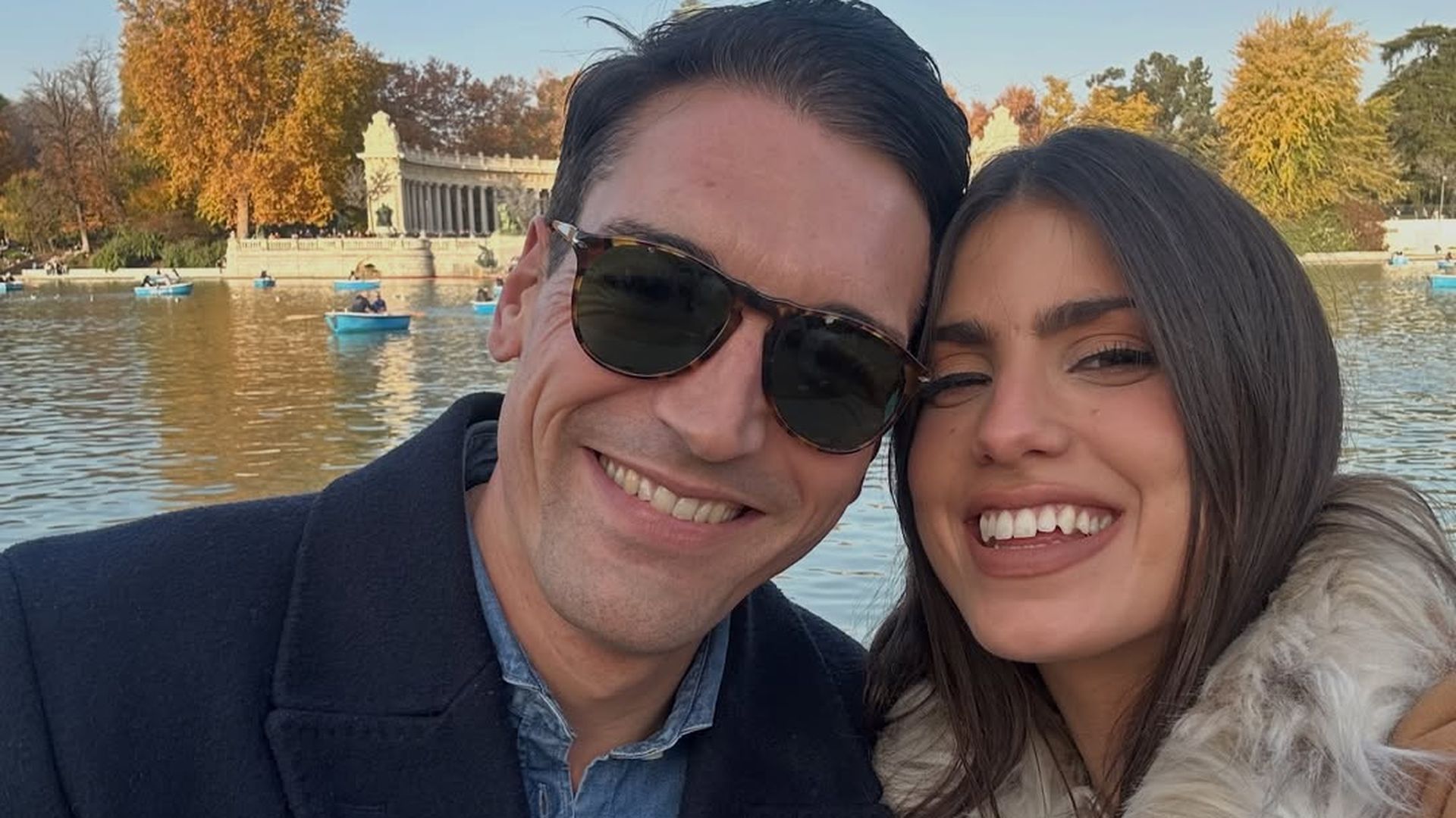 Elena Fermo con su novio, en una imagen de redes sociales
