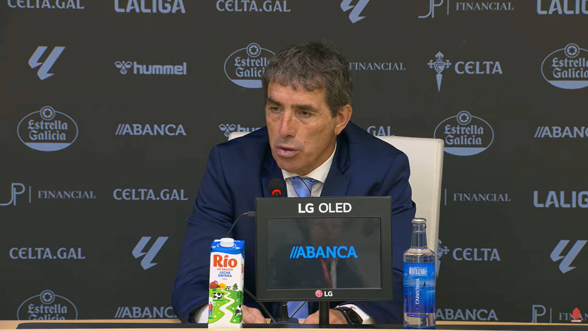 Guillermo Almada, en sala de prensa