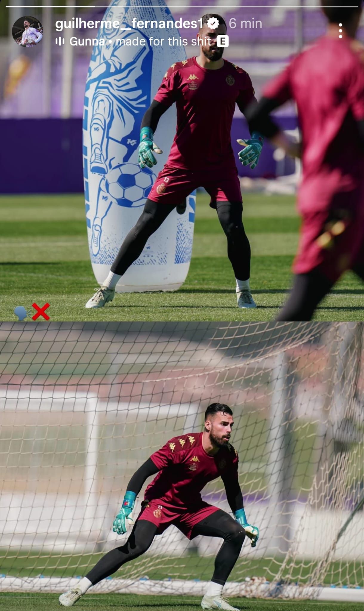 Historia de Guilherme Fernandes el sábado.