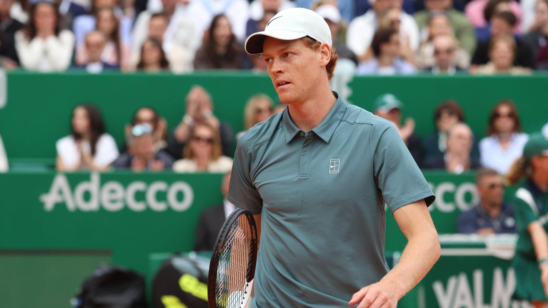 Jannik Sinner, durante la final de Montecarlo ante Carlos Alcaraz