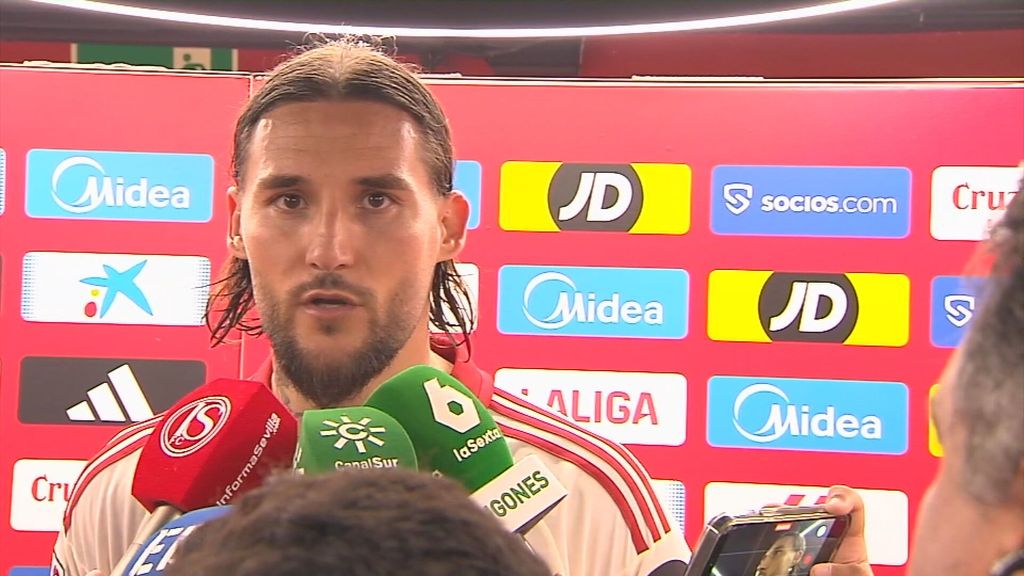 La dedicatoria de Gudelj a la afición del Sevilla