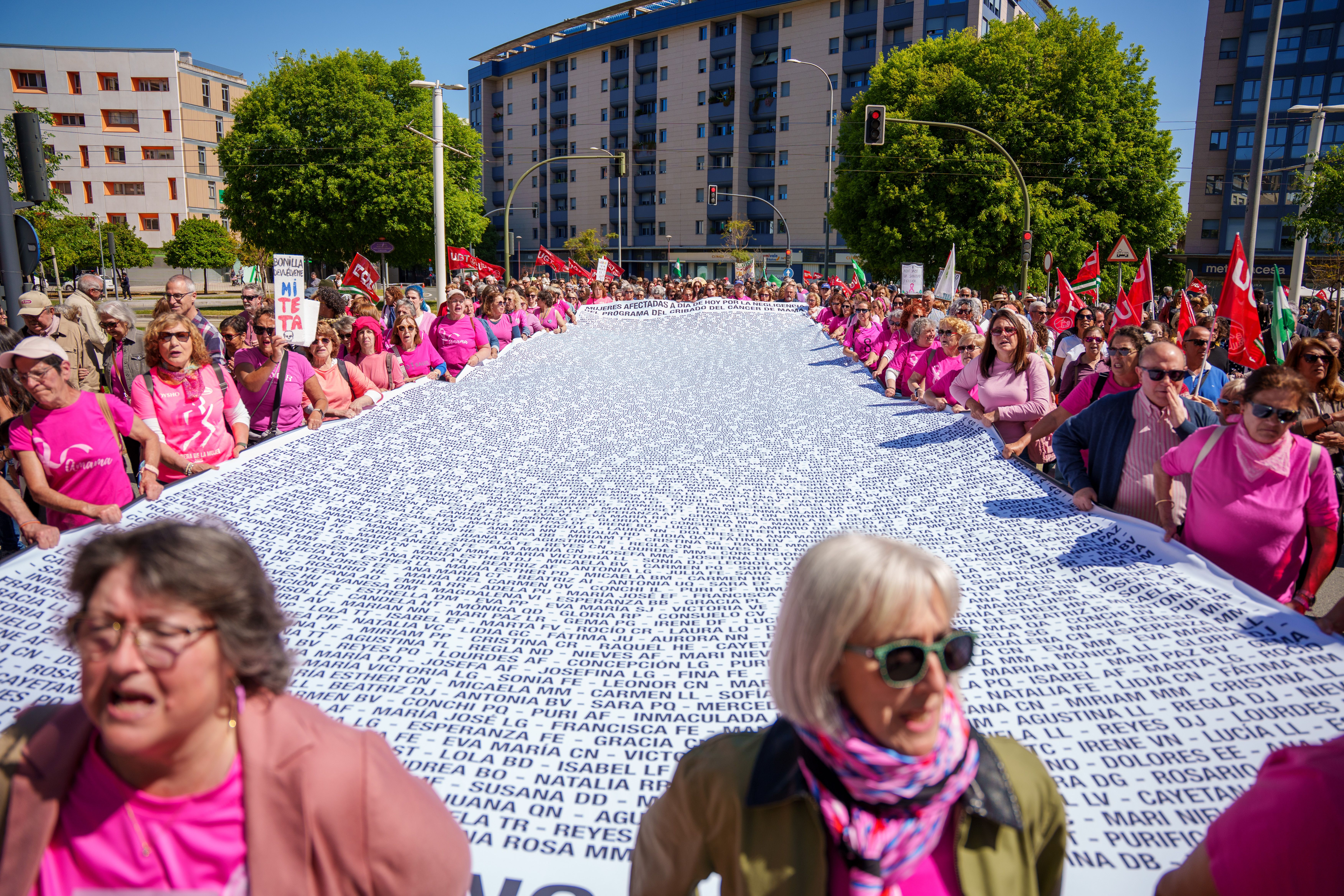 Protesta de Mareas Blancas en Sevilla capital