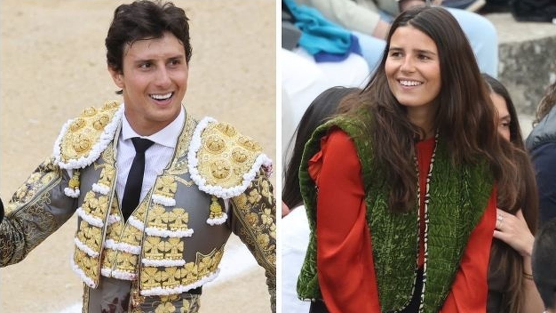 Roca Rey y Tanara Rivera en la Plaza de toros