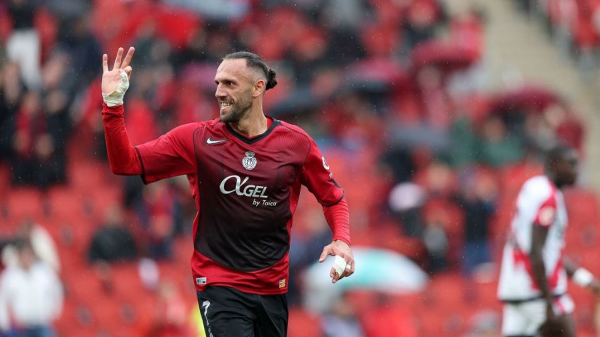 Vedat Muriqi, en el Mallorca-Rayo