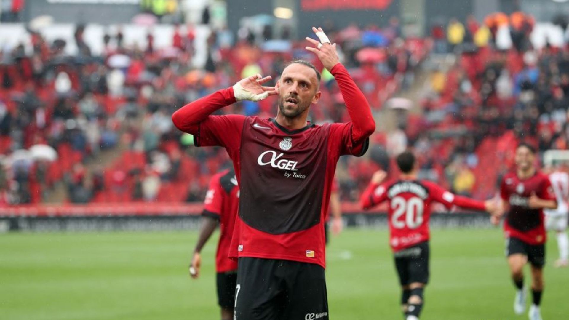 Vedat Muriqi, en el Mallorca-Rayo Vedat Muriqi, en el Mallorca-Rayo