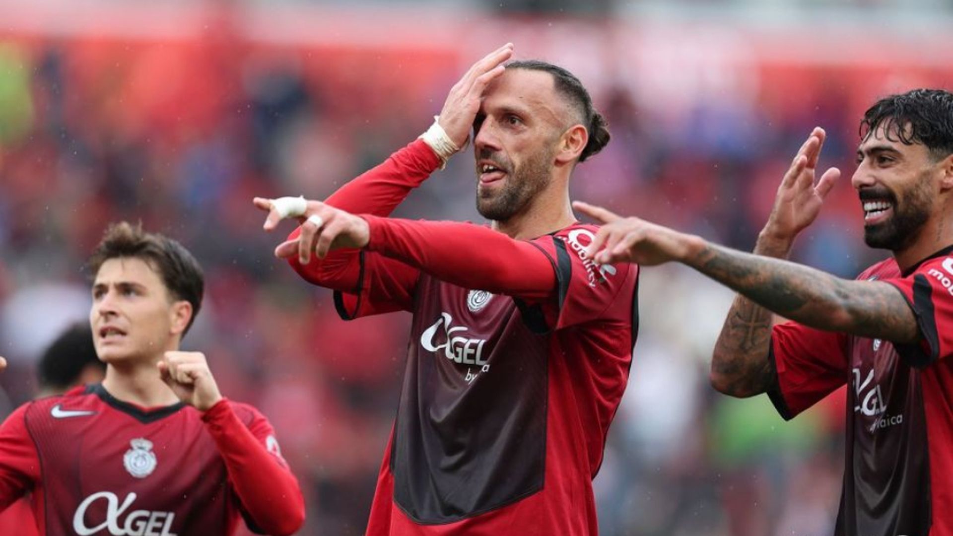 Vedat Muriqi, en el Mallorca-Rayo