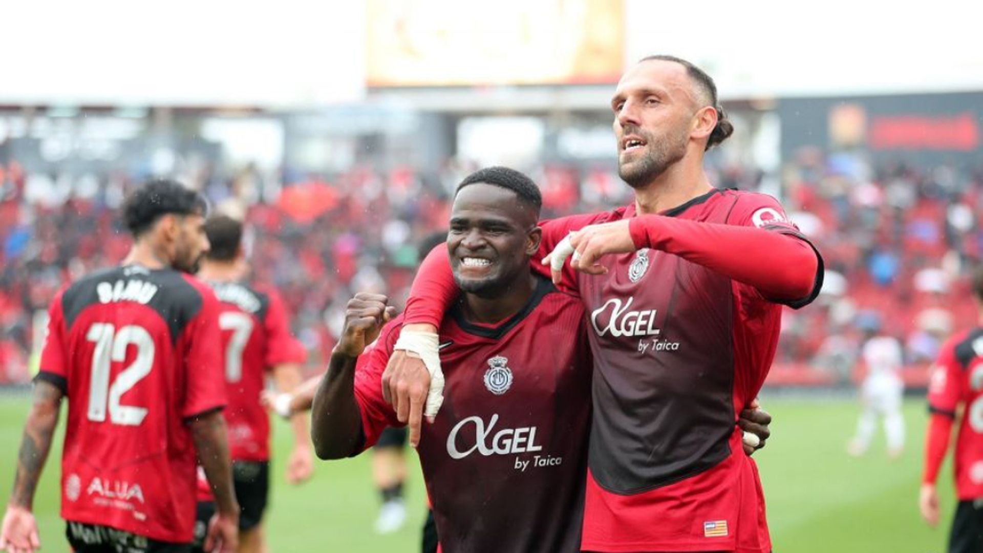 Vedat Muriqi y Zito Luvumbo, en el Mallorca-Rayo