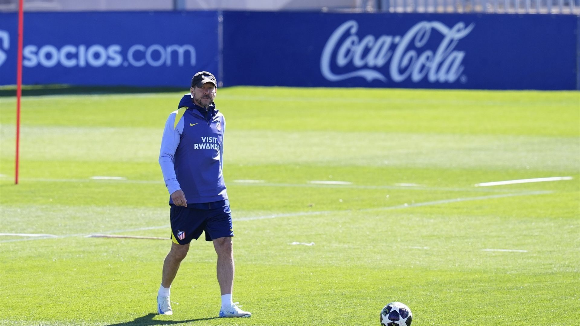 Diego Pablo Simeone, entrenador del Atlético de Madrid