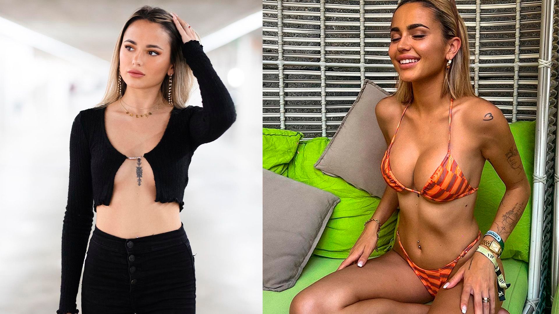 El antes y después de la operación del aumento de pecho de Ga.la