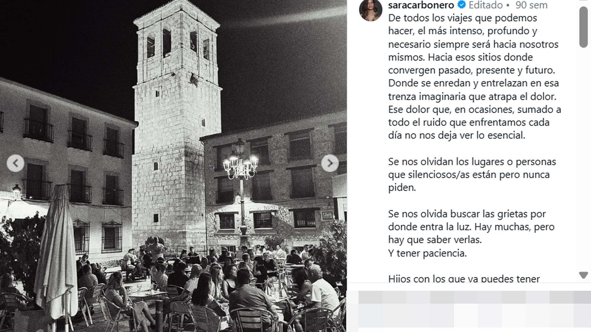 El pueblo de Sara Carbonero