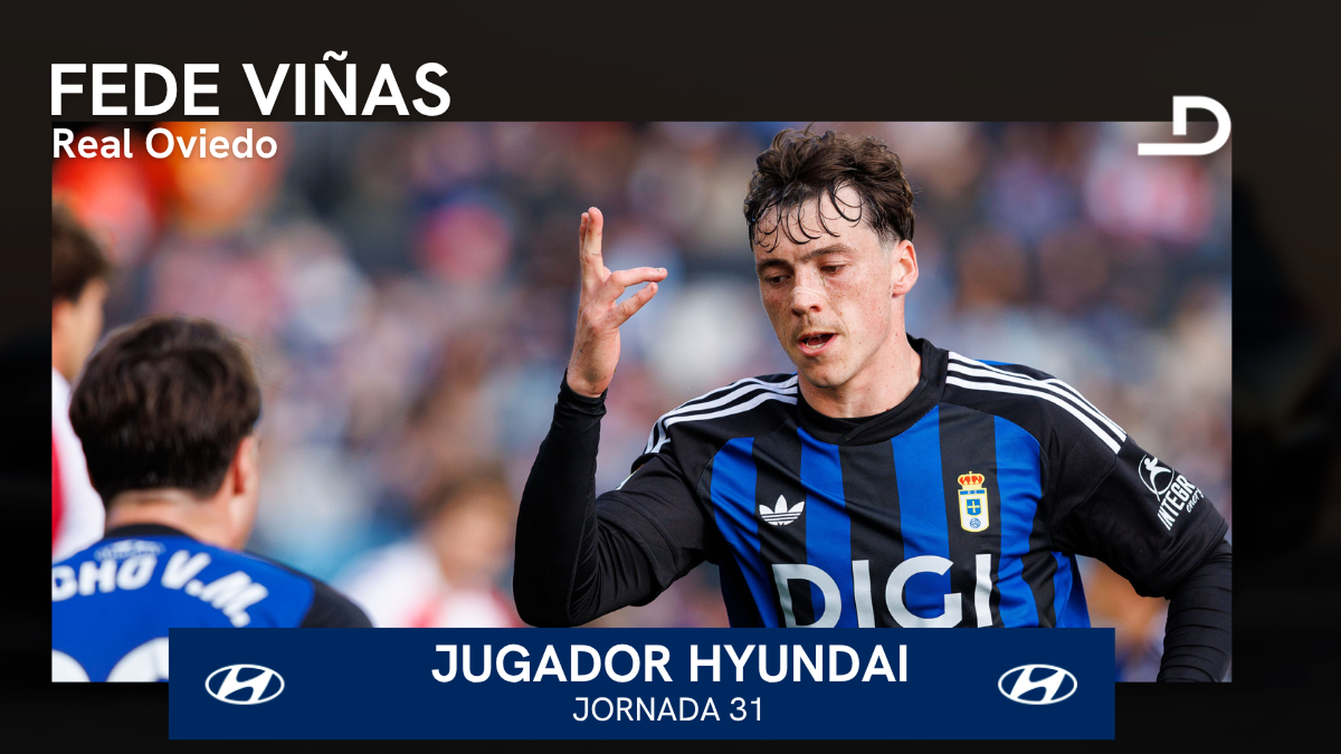 Fede Viñas, Jugador Hyundai de la jornada 31 Fede Viñas, Jugador Hyundai de la jornada 31