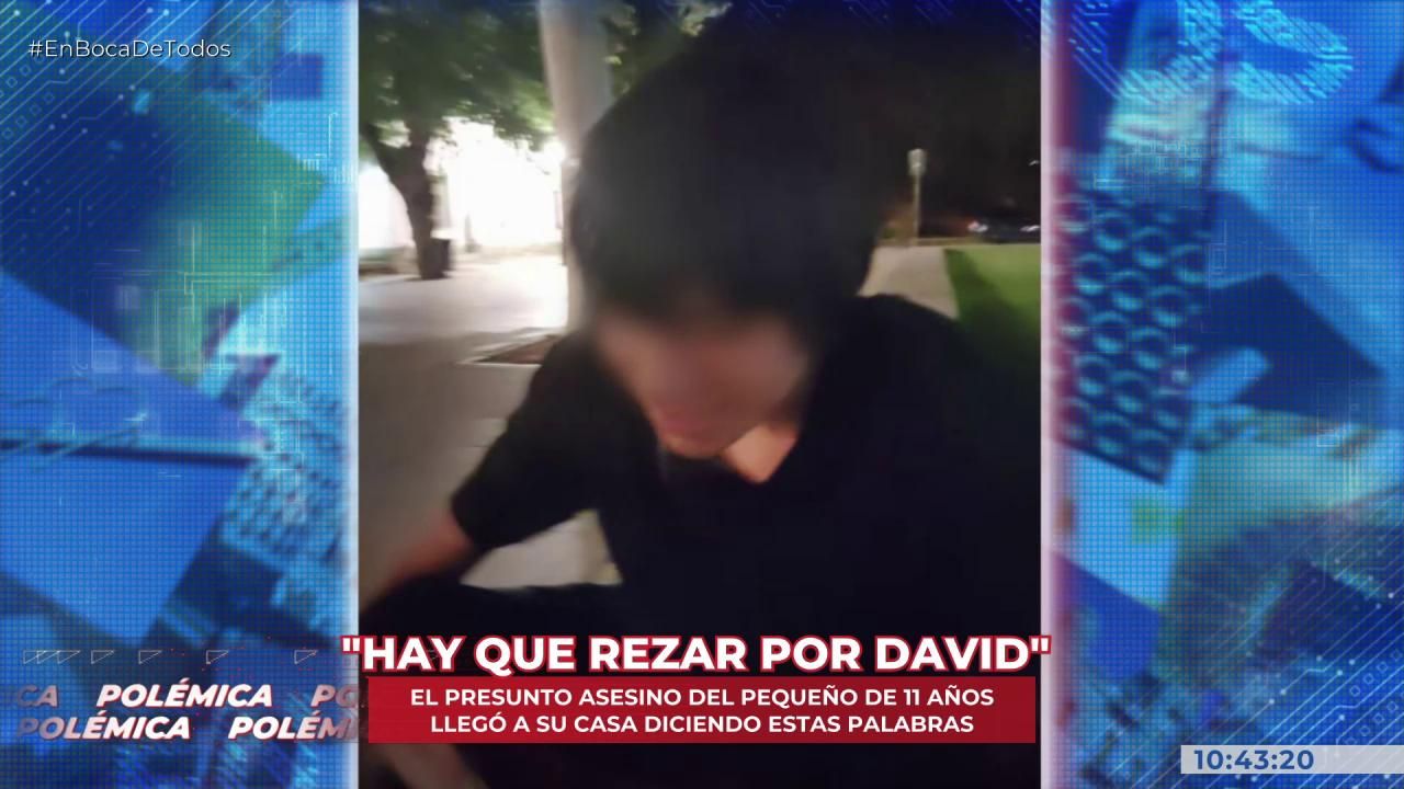 “Hay que rezar por David”, las primeras palabras de Julio, el presunto asesino del niño de 11 años de Villanueva de la Cañada (Madrid), al llegar a casa de su tía