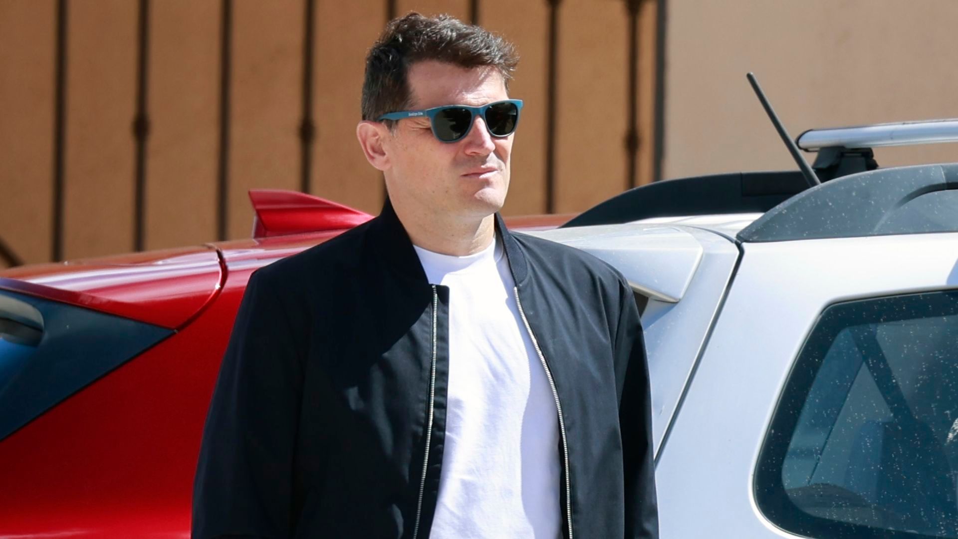 Iker Casillas, en el tanatorio de Goyi Arévalo