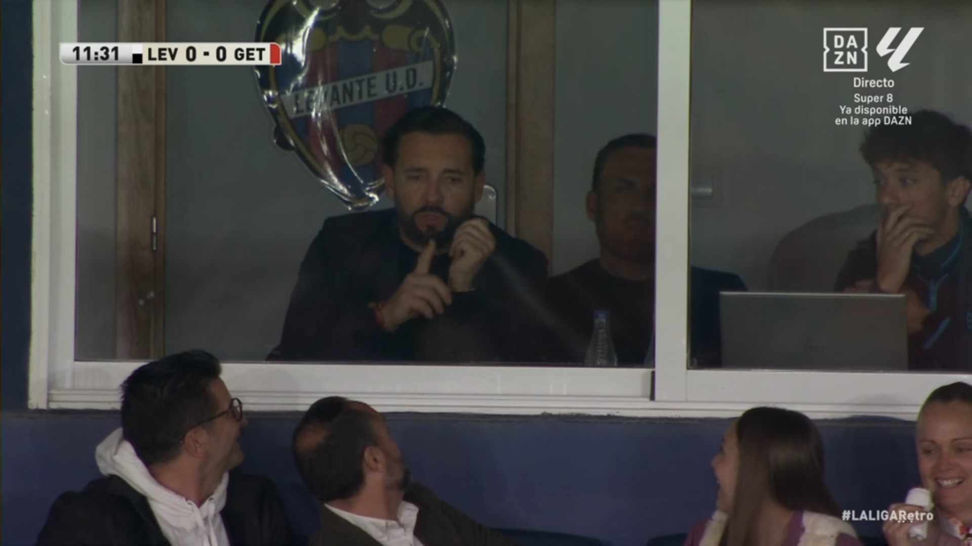 José Bordalás, durante el Levante-Getafe
