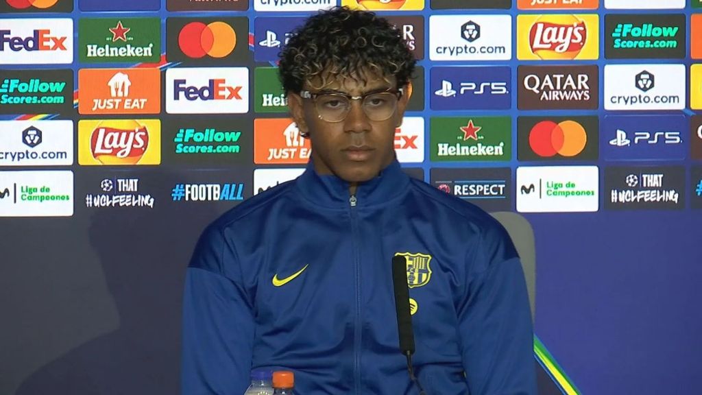 Lamine manda un mensaje a Simeone antes de la vuelta del Atleti - Barça: "Me hace un favor"