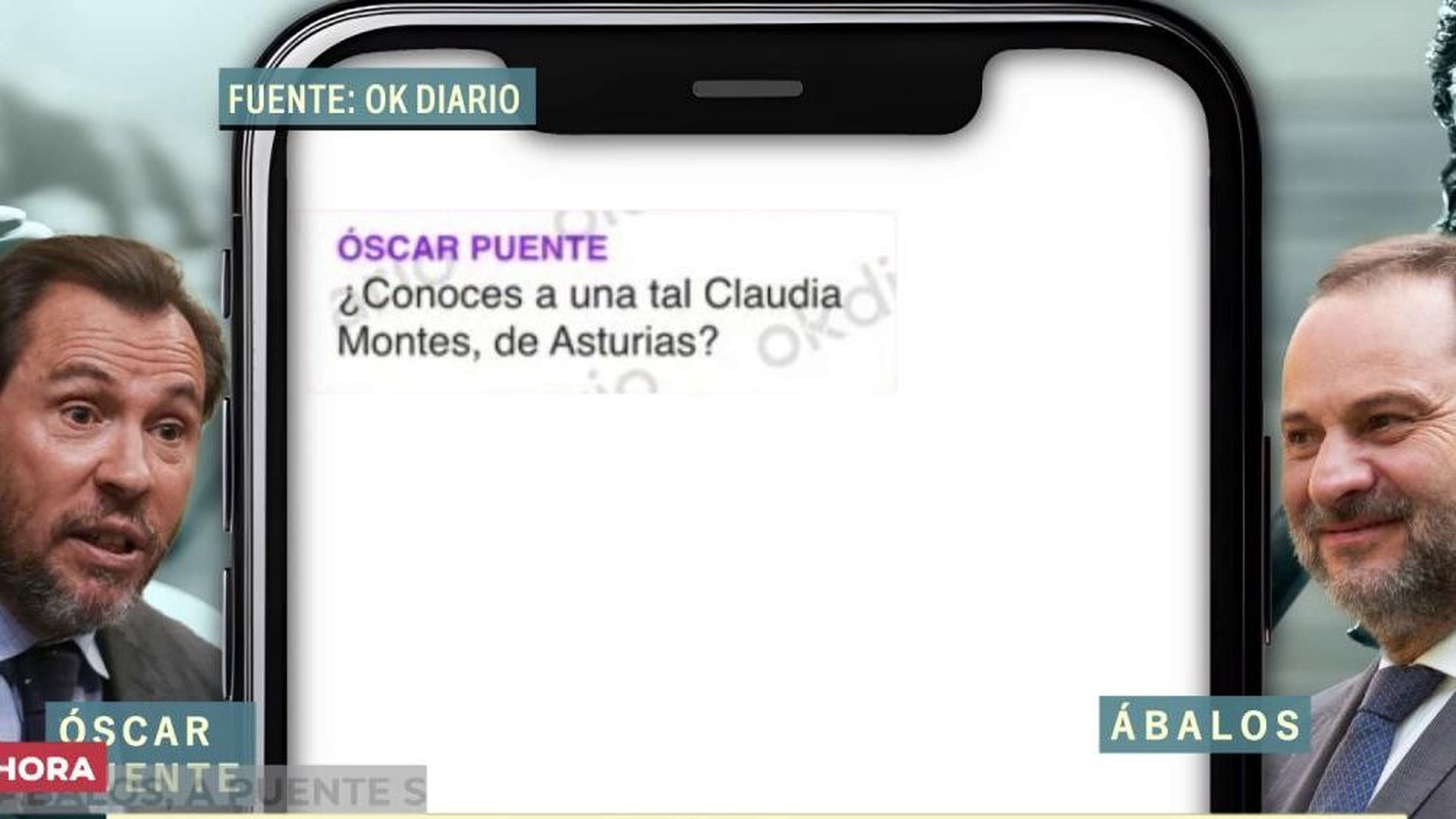 Los whatsapps de Óscar Puente y Ábalos en sobre Miss Asturias: "Me está pidiendo trabajo y dice que es tu mano derecha"