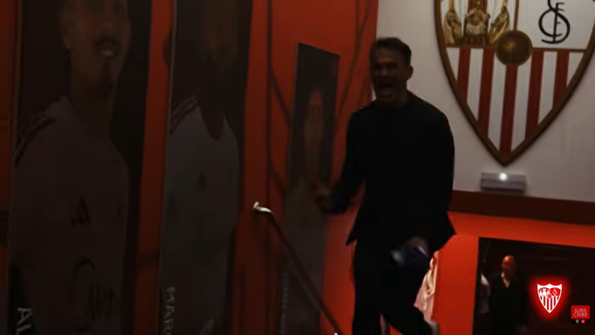 Luis García Plaza, eufórico tras su primera victoria en el Sevilla