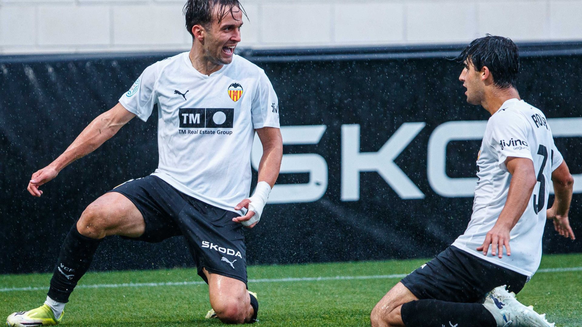 Mario Domínguez, el gol del VCF Mestalla