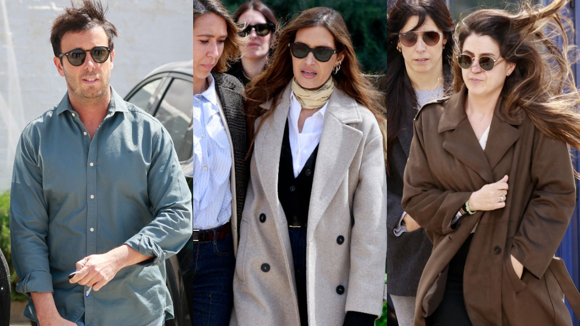 Matías Prats Jr., Sara Carbonero e Irene Carbonero, en el último adiós a Goyi Arévalo Matías Prats Jr., Sara Carbonero e Irene Carbonero, en el último adiós a Goyi Arévalo