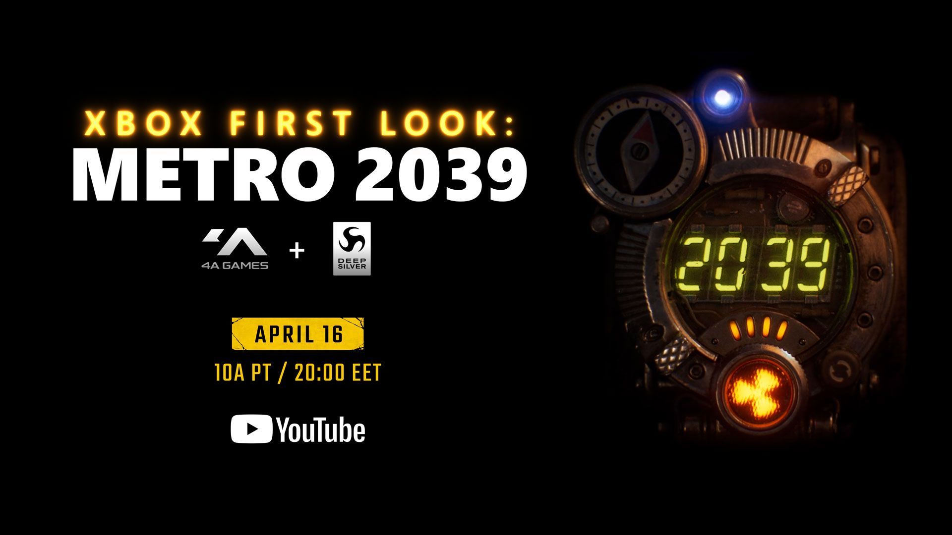 Metro 2039 se mostrará al mundo este jueves