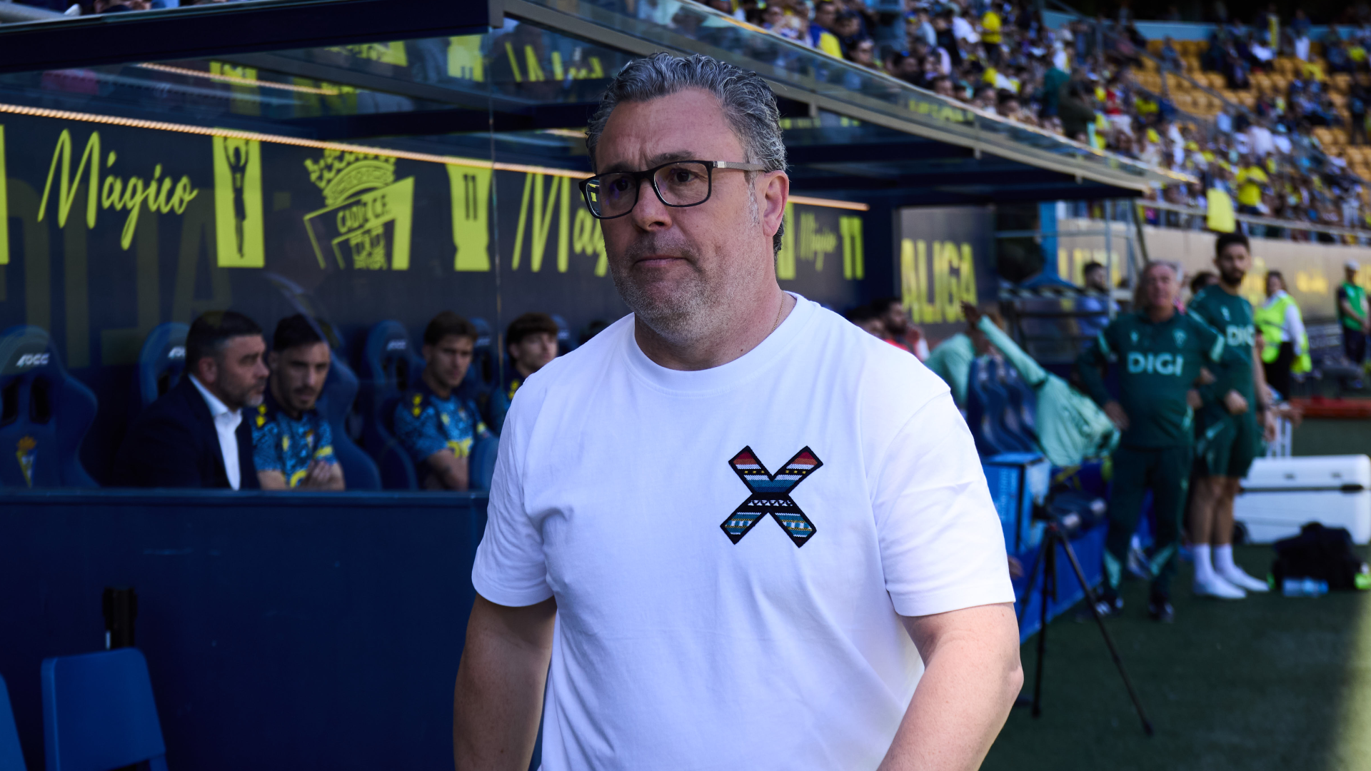 Sergio González, en un partido del Cádiz CF