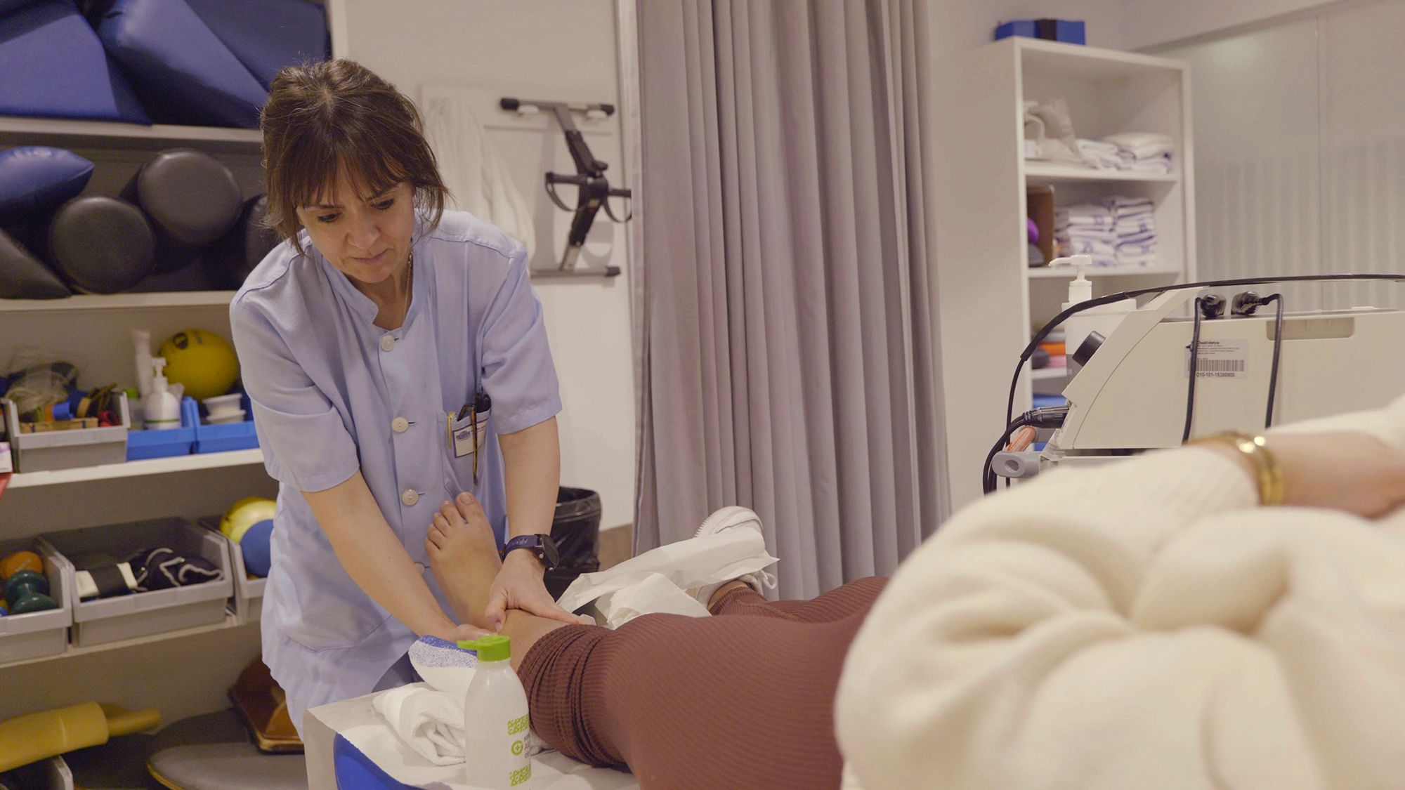 Una sesión de rehabilitación