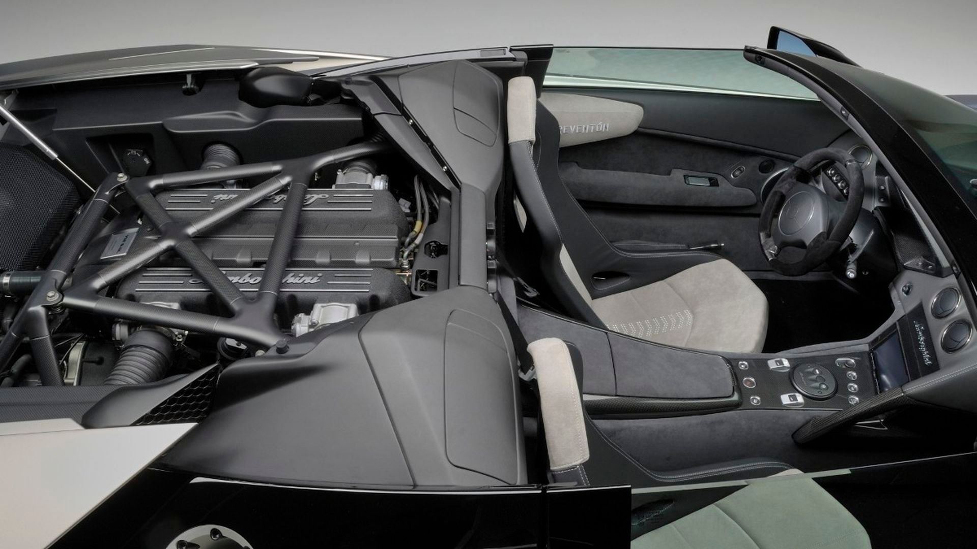 Vista superior del Lamborghini Reventon