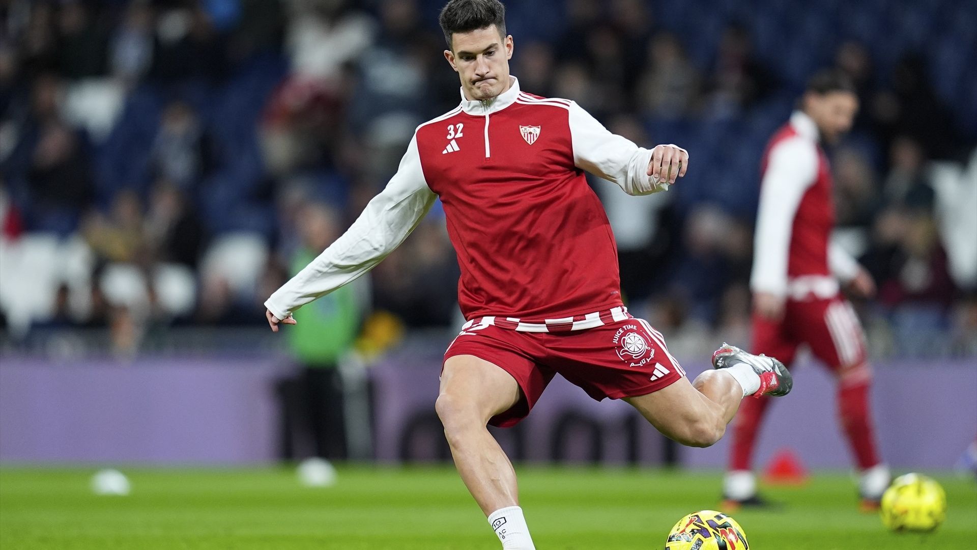 Andrés Castrín, con el Sevilla