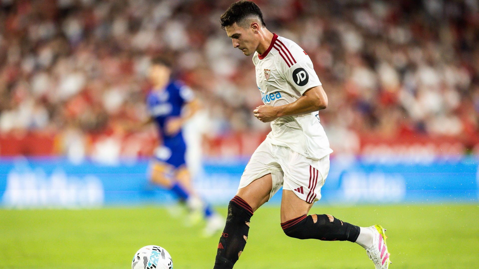 Andrés Castrín, jugando con el Sevilla Andrés Castrín, jugando con el Sevilla