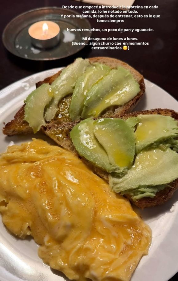 Desayuno de Vicky Martín Berrocal