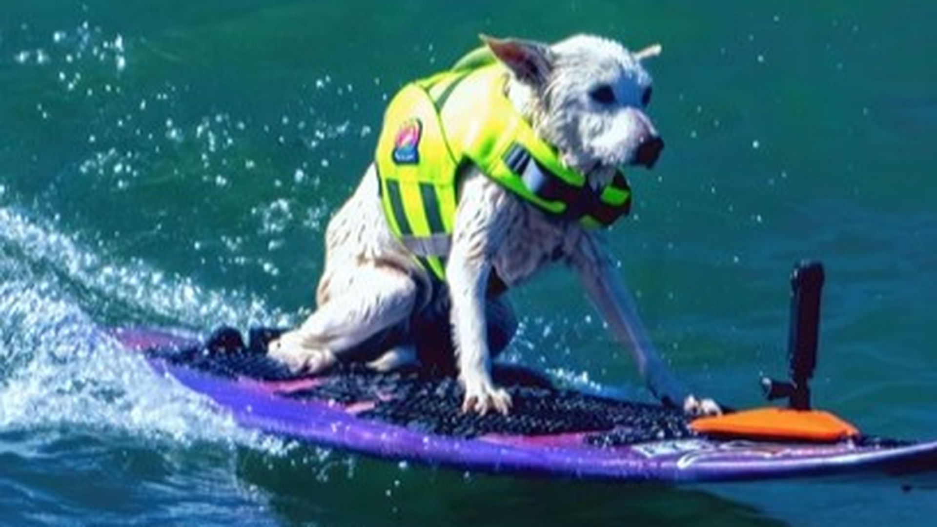 El duelo del dueño de Sugar, la perrita surfera muerta de cáncer El duelo del dueño de Sugar, la perrita surfera muerta de cáncer