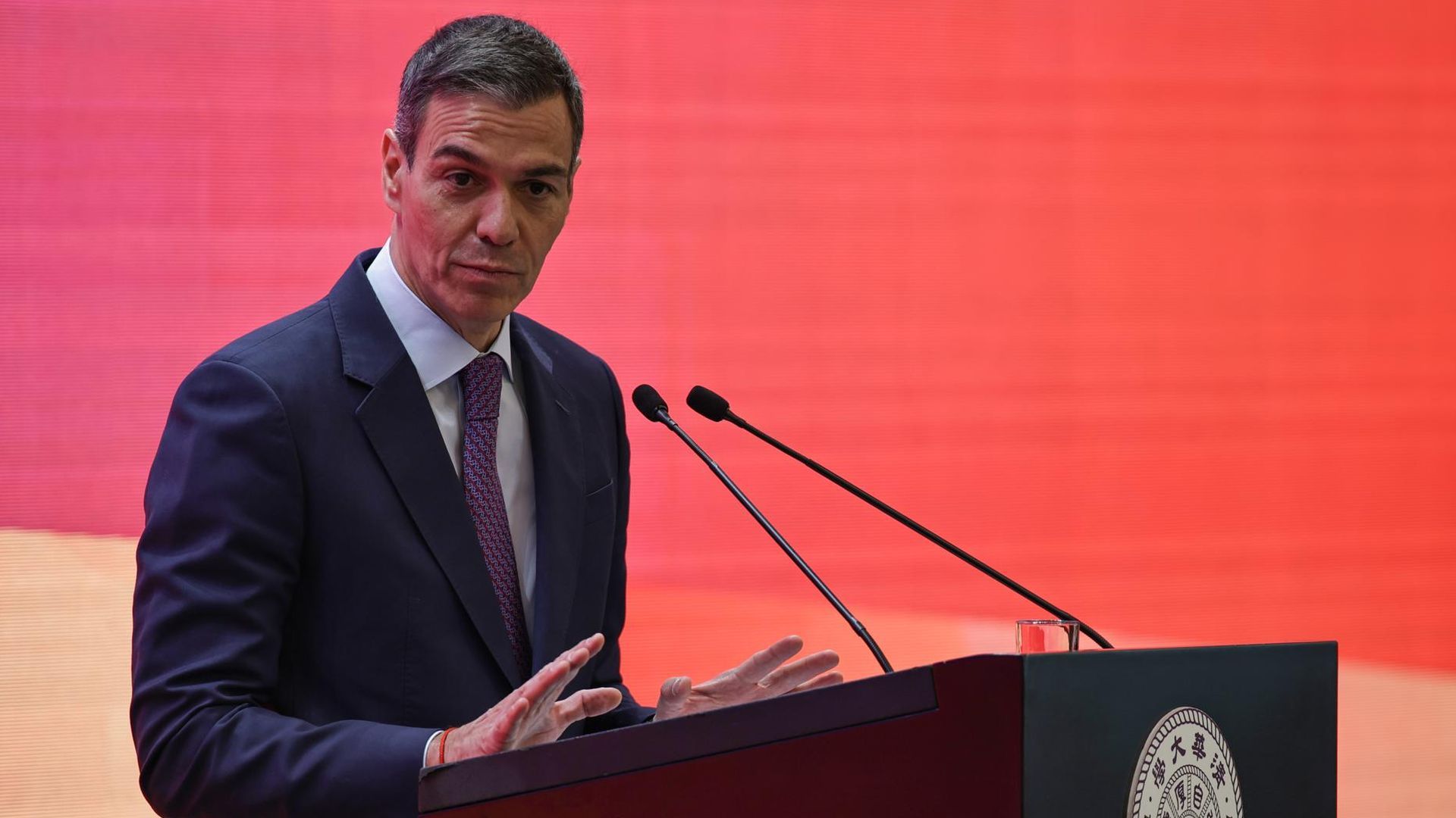 El presidente del Gobierno, Pedro Sánchez en China. El presidente del Gobierno, Pedro Sánchez en China.