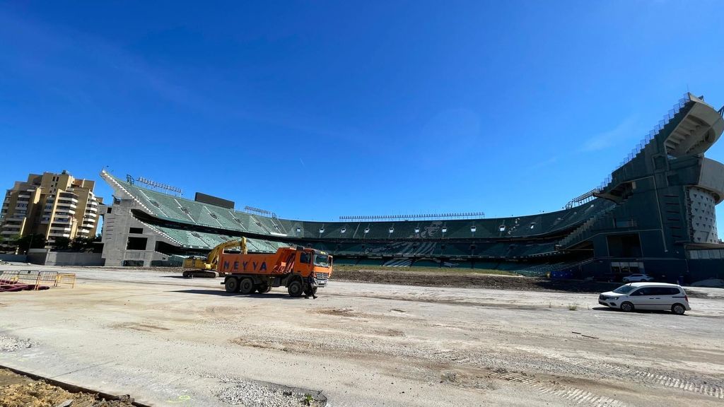 El Betis reinicia las obras del Benito Villamarín