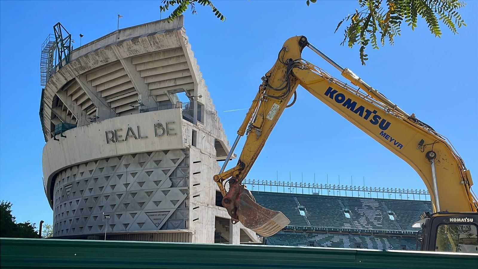 El reinicio de las obras del Benito Villamarín