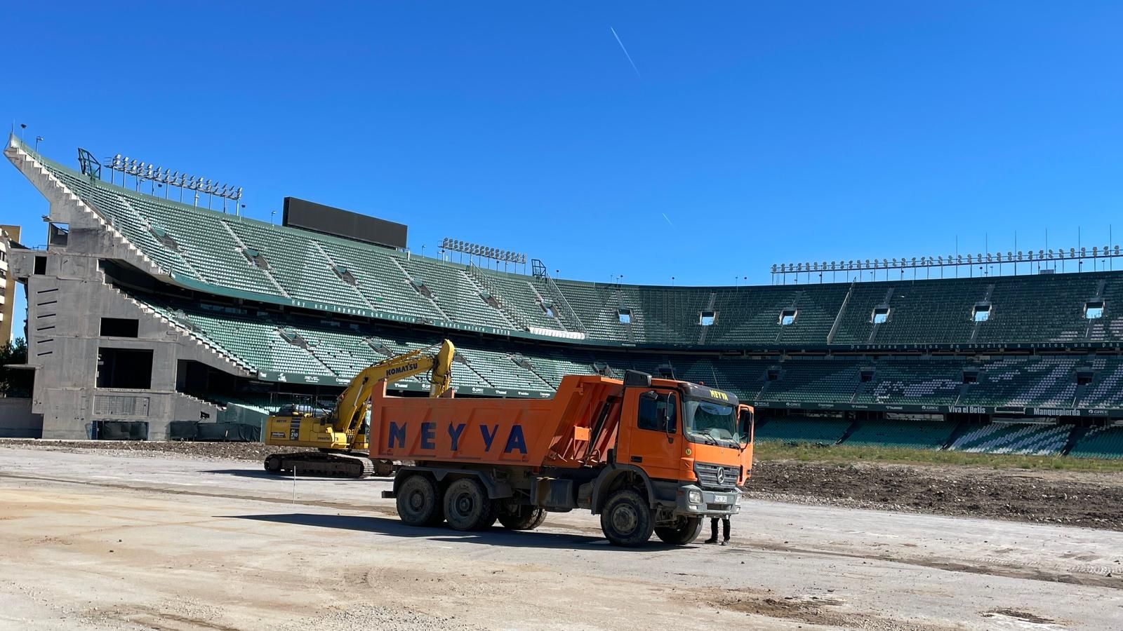 El reinicio de las obras del Benito Villamarín