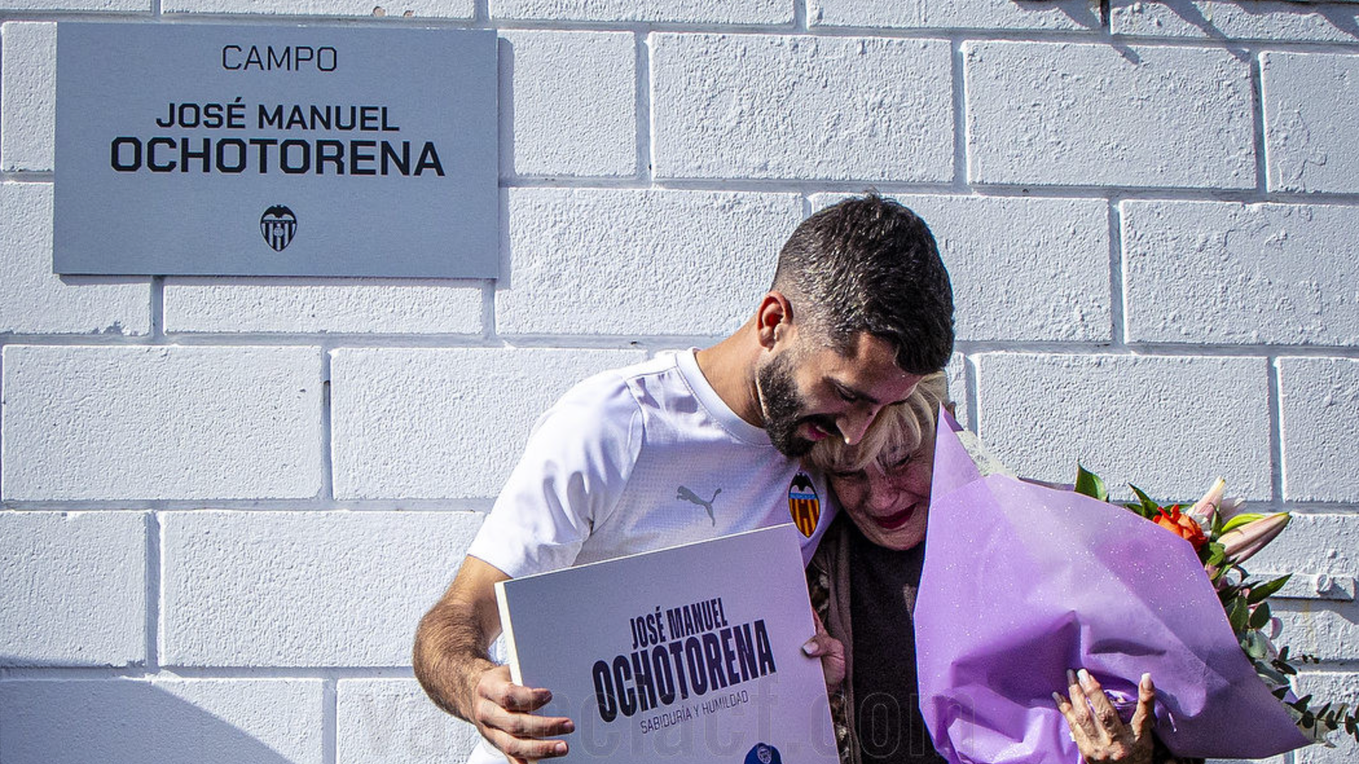 Gayà con la esposa de Ochotorena Gayà con la esposa de Ochotorena