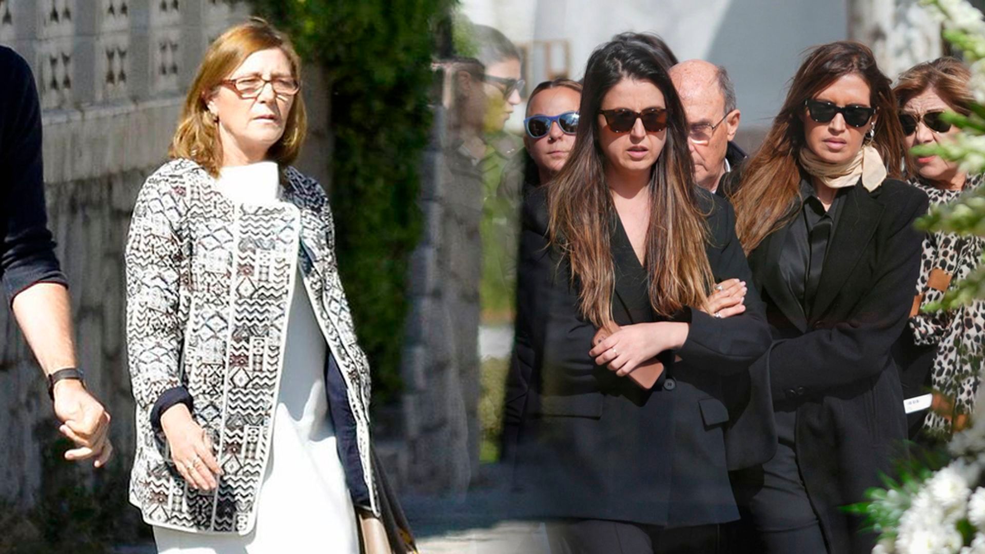 Goyi Arévalo y sus dos hijas, Irene y Sara Carbonero