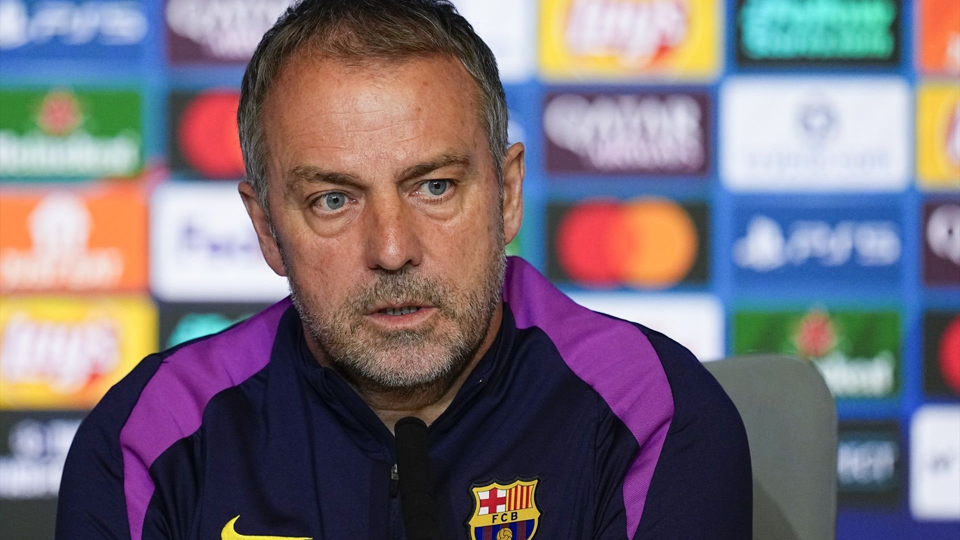 Hansi Flick, en rueda de prensa Hansi Flick, en rueda de prensa