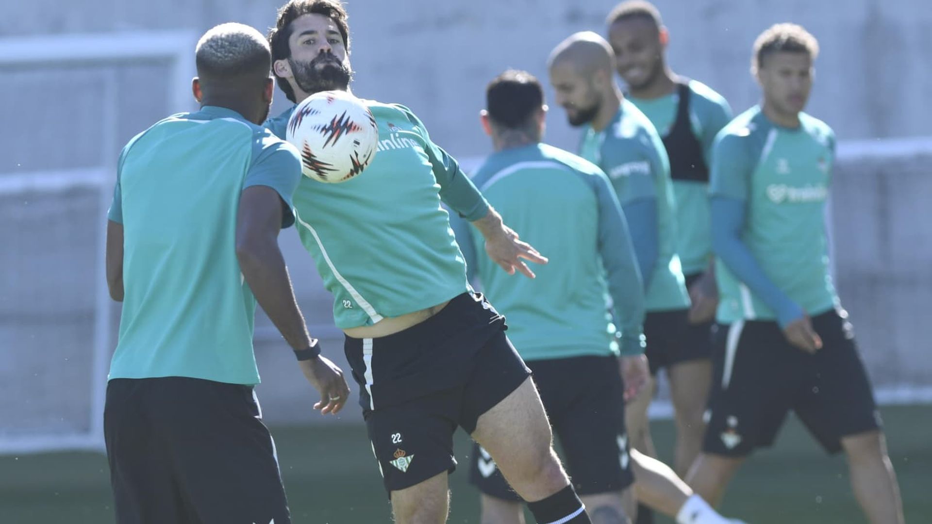 Isco, en el entrenamiento del Betis de este martes Isco, en el entrenamiento del Betis de este martes