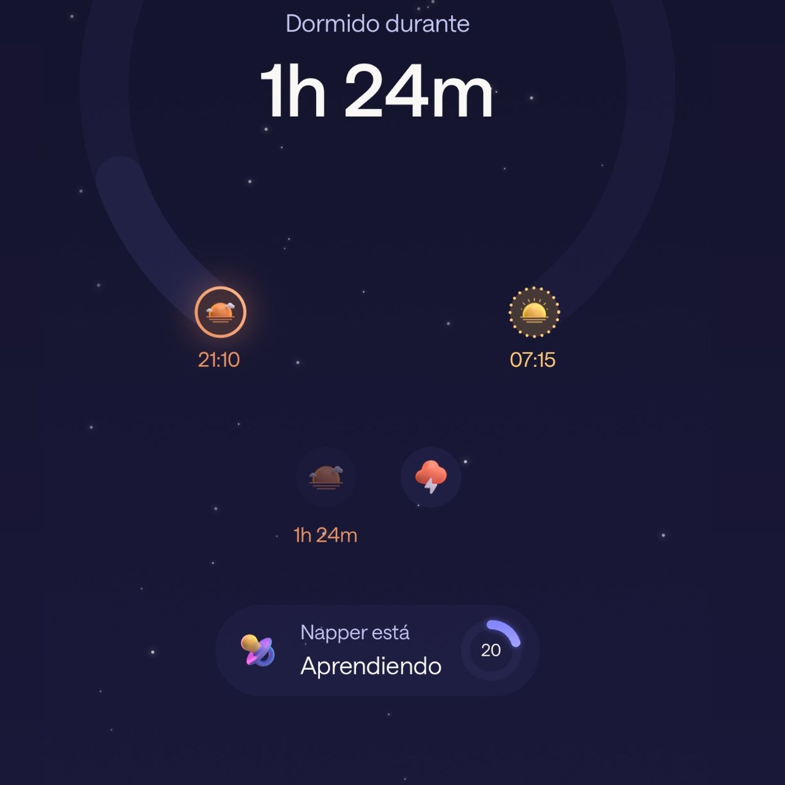 La aplicación que utliza Estela Grande para el sueño de sus bebés