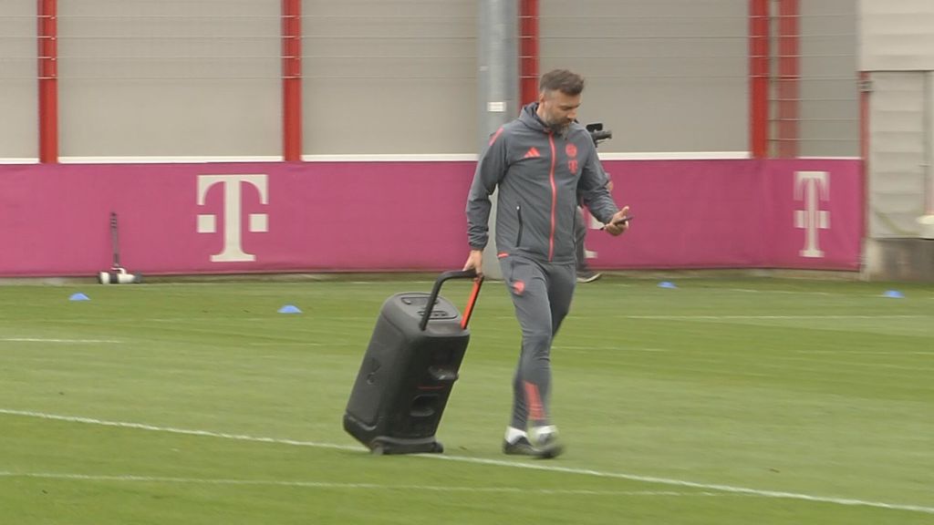 En vídeo, las curiosas 'armas' de Kompany en el entreno del Bayern para eliminar al Real Madrid